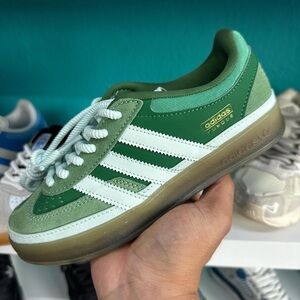 adidas Green and White Women's Sneakers